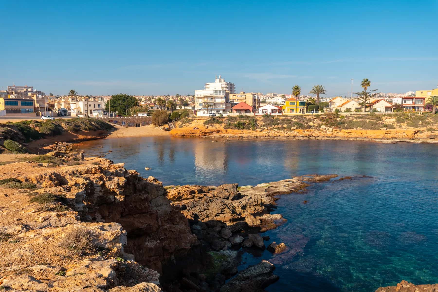 Cala de la Higuera next to Los Locos in Torrevieja